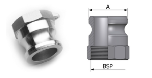 CAMLOCK INOX AISI316 TIPO A