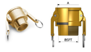 CAMLOCK OTTONE TIPO B