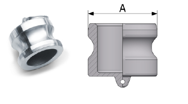 CAMLOCK ALLUMINIO TIPO DP
