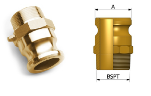CAMLOCK OTTONE TIPO F