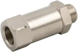Raccordo metallico per tubi flessibili, utilizzato in oleodinamica