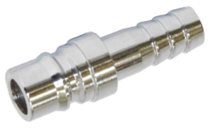 Raccordo metallico per tubi flessibili, utilizzato in oleodinamica e pneumatica