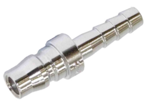 Raccordo metallico per tubi flessibili, utilizzato in oleodinamica e pneumatica