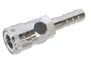 Raccordo metallico per tubi flessibili, utilizzato in oleodinamica