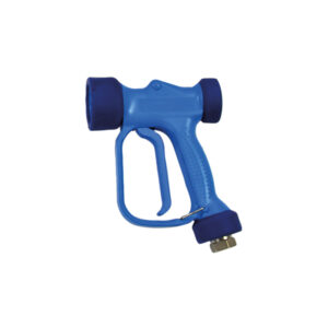 Pistola per irrigazione blu con impugnatura ergonomica e attacco rapido