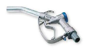 Pistola per erogazione carburante, utilizzata in applicazioni industriali