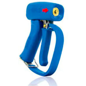 Pistola per il controllo della pressione, manico ergonomico blu